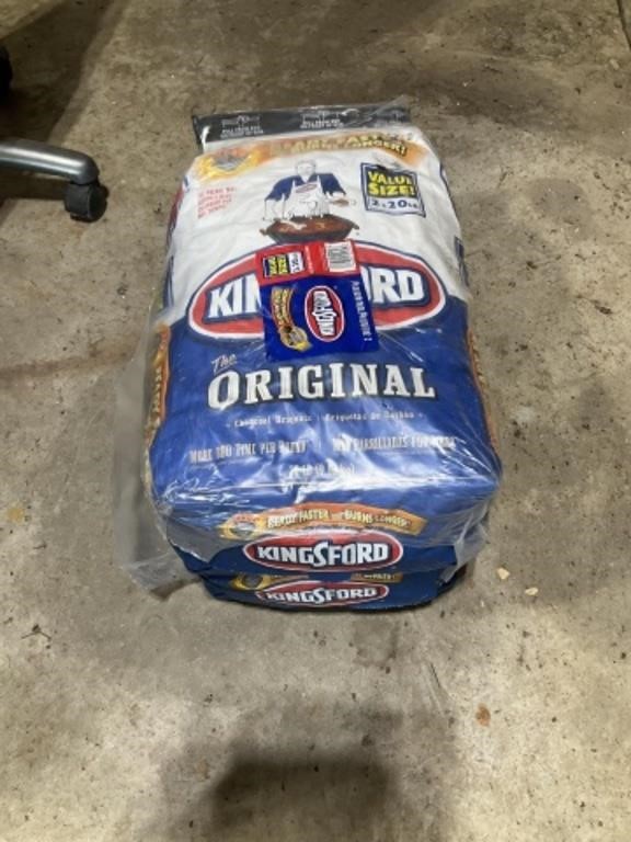 2 --  20lb Bags Kingsford Charcoal