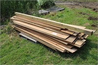 LARGE GROUPING OF CHERRY ROUGH CUT LUMBER