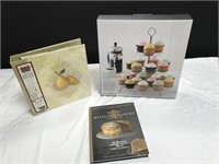 Cupcake Stand & Recipe Books