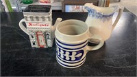 Teapot, Pitcher, and Mug