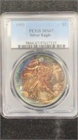 1993 ASE PCGS MS67 "Toned"