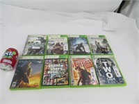 8 jeux pour Xbox 360