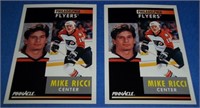 2 Mike Ricci rookie cards