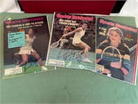 3 SIGNED MAGAZINES BY GOOLAGONG & AUSTIN