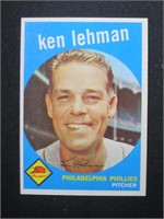 1959 TOPPS #31 KEN LEHMAN PHILLIES