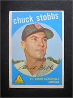 1959 TOPPS #26 CHUCK STOBBS CARDINALS