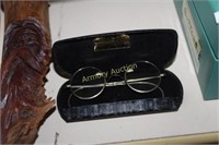 GOLD FILLED EYEGLASSES AND CASE