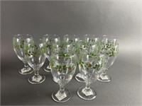 Christmas Water Goblets