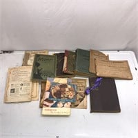 Group of Vintage Religious Songbooks Cookbooks