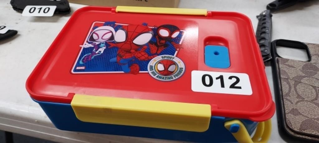 SPIDEY AND HIS AMAZING FRIENDS BOX, FULL OF TOYS