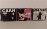 Three Johnny Cash CD's Incl. 1 Sealed