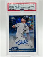 Brandon Lowe /150 RC Auto Graded Baseball Card