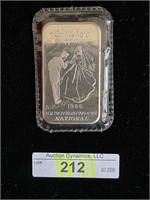 'On this Day of Happiness', 1oz Silver Bar