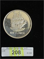 'May Flower' 1oz Silver Round