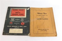 1954 Chryslers & 1957 Plymouth Parts Book