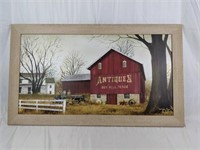 Framed "Antique Barn" Print