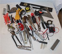 Hand Tools: Pipe Cutter, Vice Grips, Multimeter,…