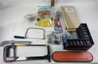 EZ angleguide, ratchet straps, clamp-it assemble
