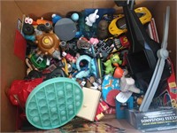 BOX LOT OF ASSORTED TOYS ETC