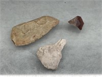 Native American Stone Tools From Large Collection