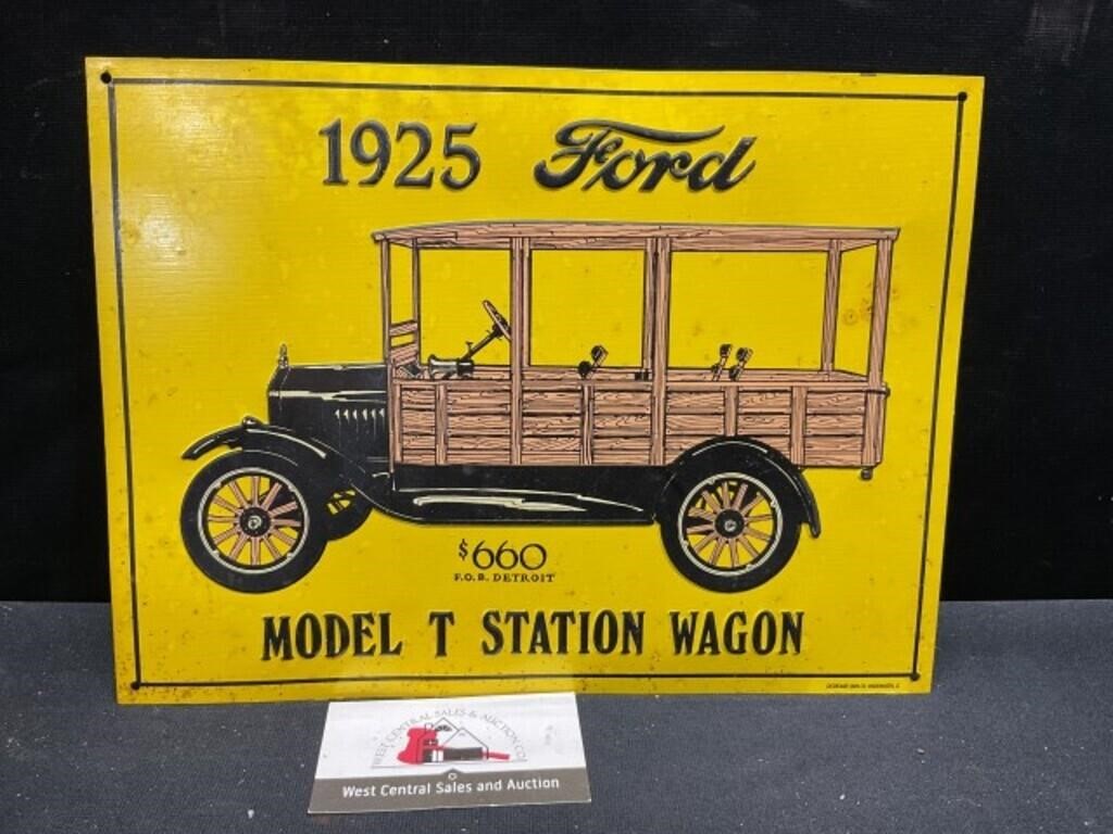 Metal 1925 Ford Sign
