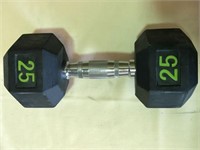 Dumbbell, 25 lb.