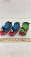 Lot of 3 Thomas the tank engines.  1995 die cast