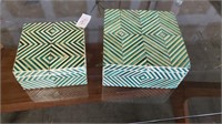 2 NEW Decorative Wood Boxes $35