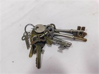 Vintage Style Keys on Ring