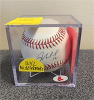 Will Middlebrooks Autographed Baseball w/COA