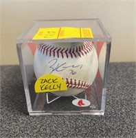 Zack Kelly Autographed Baseball W/COA