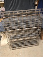 Metal Shelving lot of 4