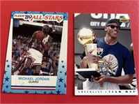 Michael Jordan 1989 Fleer Sticker & UD Insert Lot