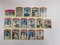 1972 Topps Baseball (16 Different Chicago Cubs)
