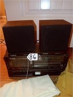 Yorx cassette player, am/fm stereo
