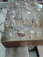 Budweiser, Schlitz, beer glass mugs