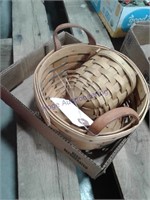 2 small longaberger baskets