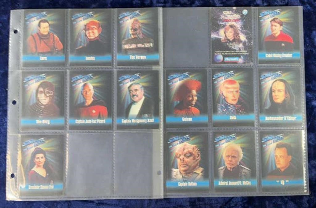 Star Trek The Next Generation Playmates Cards