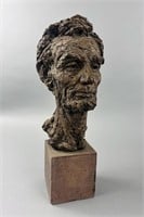 1958 Robert Berks Bronzed Abraham Lincoln Bust