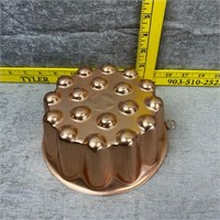 Copper 4 Cup Jelly Mould