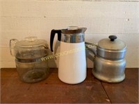 Pyrex & Corningware coffee pots