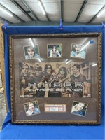 Autographed Framed Hinder Extreme Behavior