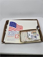 Box Lot of Stamps Various