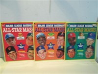 LOT3 MLB ALL-STAR PUNCH OUT  MASKS