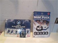 TORONTO MAPLE LEAFS PLAQUE+ MINI PUCK HOLDERS