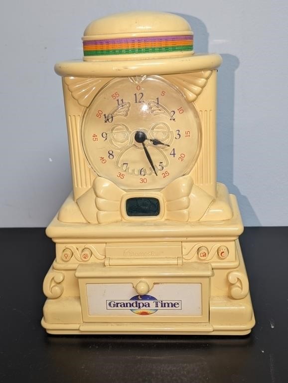Vtg 1988 Homestar Grandpa Time Storyteller Clock