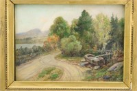 Essex County NY Painting. Signed
