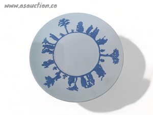 Wedgewood Jasperware Blue on White 9" Plate