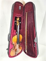 GUC Cecilio Violin & Draw Bow w/Case & Accessories