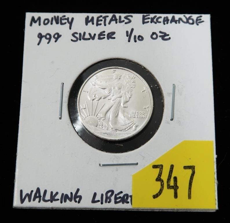 Walking Liberty 1/10 Troy oz. .999 Fine silver